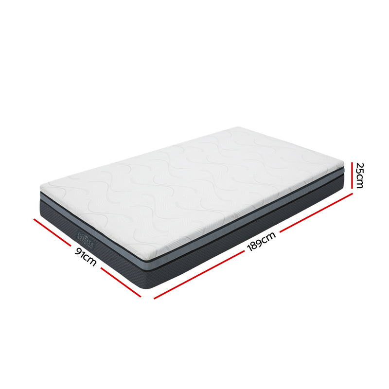 Giselle Bedding Cool Gel Memory Foam Mattress Single Size - Coll Online