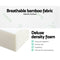 Giselle Bedding Folding Foam Portable Mattress Bamboo Fabric