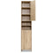 Artiss 185cm Bathroom Cabinet Tallboy Furniture Toilet Storage Laundry Cupboard Oak - Coll Online