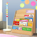 Keezi 5 Tiers Kids Bookshelf Magazine Shelf Rack Organiser Bookcase Display - Coll Online
