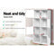 Artiss Display Shelf 8 Cube Storage 4 Door Cabinet Organiser Bookshelf Unit White - Coll Online
