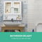 Artiss Bathroom Tallboy Storage Cabinet with Mirror - White - Coll Online