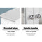 Artiss Bathroom Tallboy Storage Cabinet with Mirror - White - Coll Online