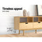 Artiss Wooden Scandinavian Entertainment Unit - Natural - Coll Online