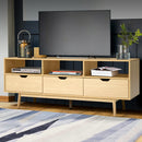 Artiss Wooden Scandinavian Entertainment Unit - Natural - Coll Online