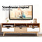 Artiss TV Cabinet Entertainment Unit Stand Wooden Storage 140cm Scandinavian - Coll Online