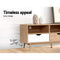 Artiss TV Cabinet Entertainment Unit Stand Wooden Storage 140cm Scandinavian - Coll Online