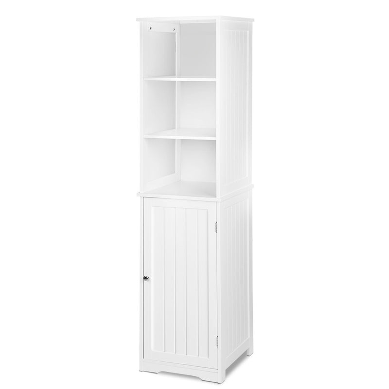 Artiss Bathroom Tallboy Storage Cabinet - White - Coll Online
