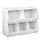 Keezi Kids Toy Box Bookshelf Storage Cabinet Stackable Bookcase Shelf Organiser - Coll Online