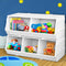 Keezi Kids Toy Box Bookshelf Storage Cabinet Stackable Bookcase Shelf Organiser - Coll Online