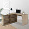 Artiss Office Computer Desk Corner Study Table Workstation Bookcase Storage - Coll Online