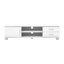 Artiss 120cm TV Stand Entertainment Unit Storage Cabinet Drawers Shelf White