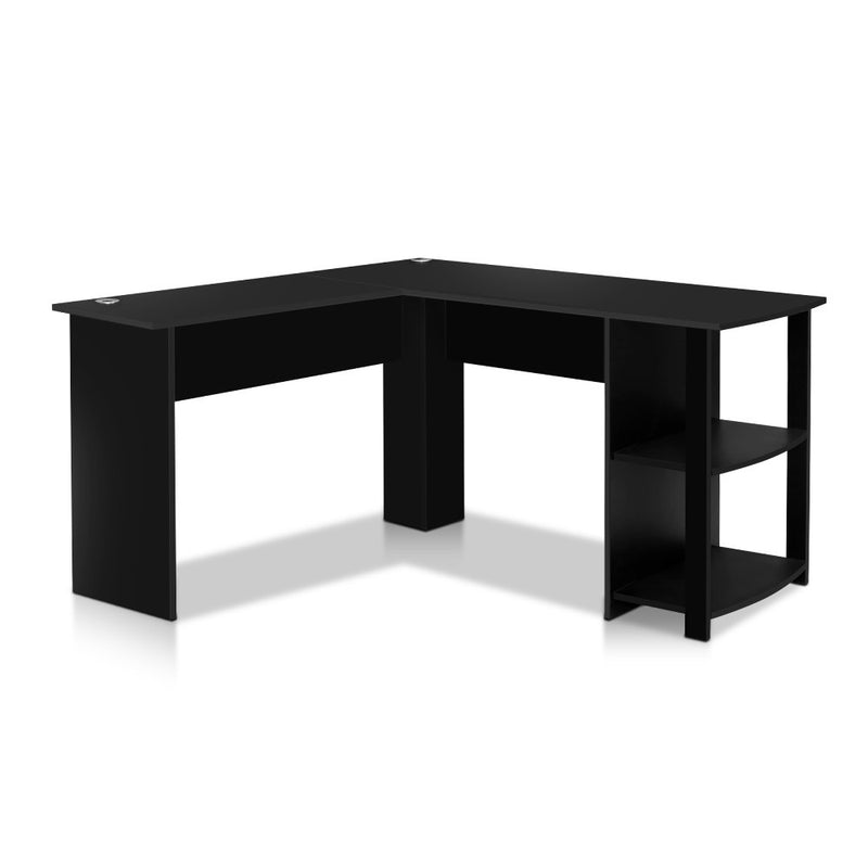 Artiss Office Computer Desk Corner Student Study Table Workstation L-Shape Black - Coll Online