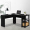 Artiss Office Computer Desk Corner Student Study Table Workstation L-Shape Black - Coll Online