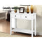 Hallway Console Table Hall Side Entry 2 Drawers Display White Desk Furniture - Coll Online