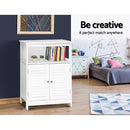 Buffet Sideboard Cabinet Kitchen Bathroom Storage Cupboard Hallway White Shelf