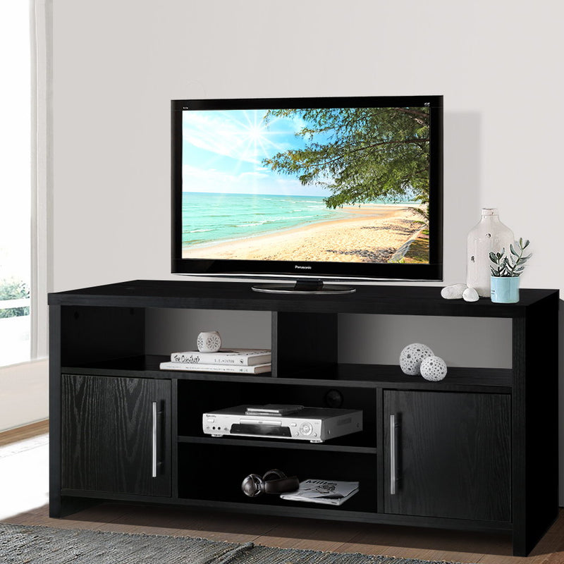 Artiss Entertainment Unit with Cabinets - Black - Coll Online
