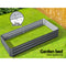 Greenfingers Galvanised Steel Raised Garden Bed Instant Planter 210 x 90 Aluminium - Coll Online