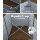 Greenfingers Garden Bed 240X80X77CM Galvanised Raised Steel Instant Planter 2N1 - Coll Online