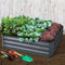 Greenfingers Garden Bed 2PCS 120X90X30CM Galvanised Steel Raised Planter - Coll Online