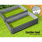 Greenfingers Garden Bed 2PCS 150X90X30CM Galvanised Steel Raised Planter - Coll Online