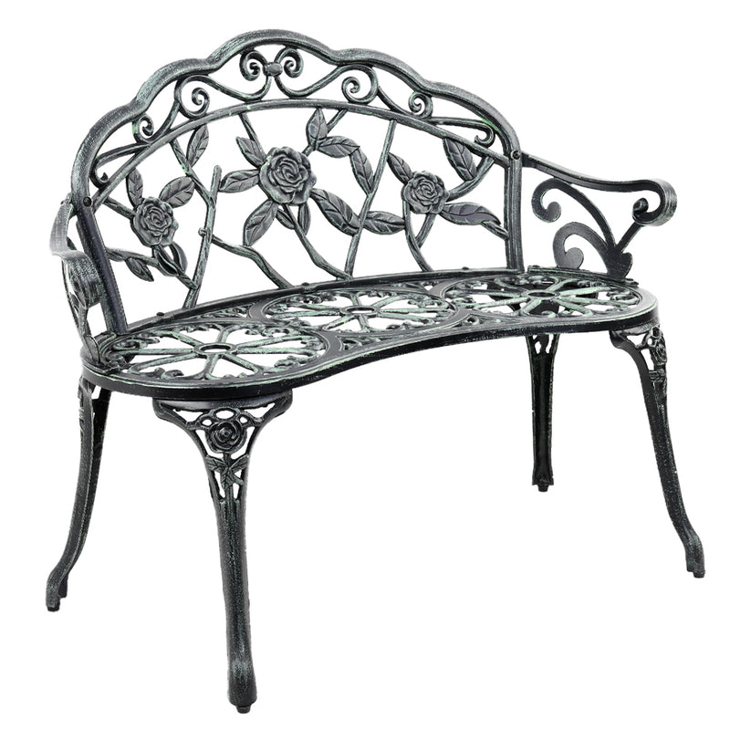 Gardeon Victorian Garden Bench - Green - Coll Online