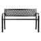 Gardeon Steel Modern Garden Bench - Black