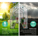 Greenfingers Garden Shed Greenhouse 1.9x1.2x1.9M Green House Replacement *Cover - Coll Online