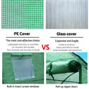 Greenfingers Greenhouse Garden Shed Green House Replacement *Cover Only* 6X3X2M - Coll Online