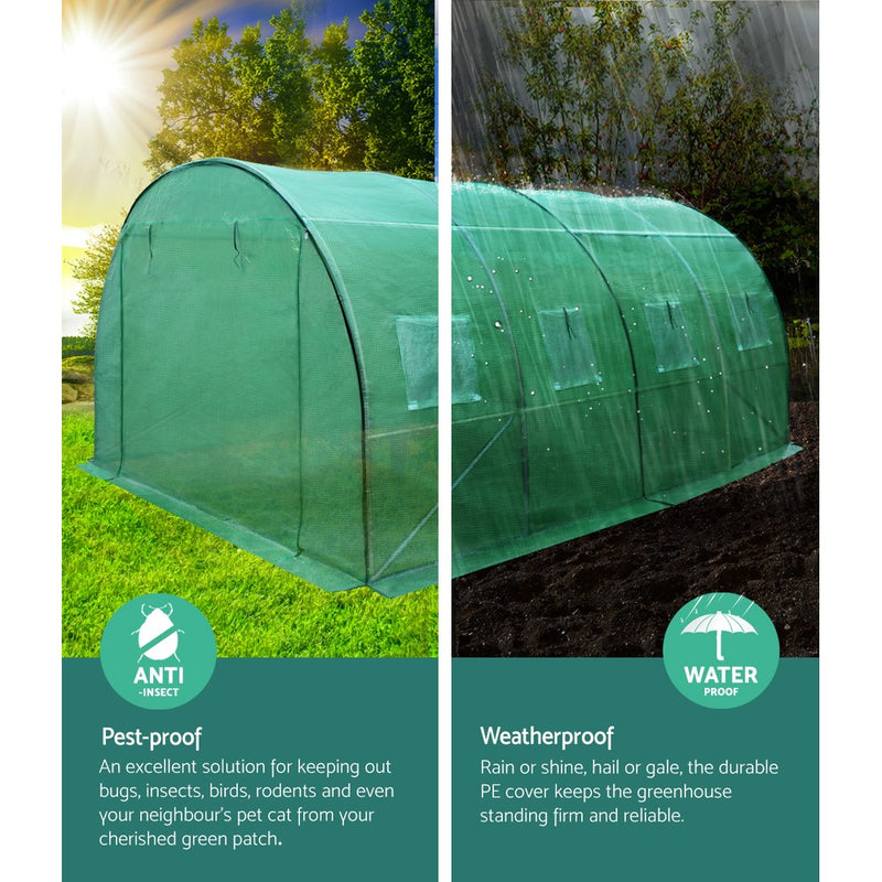 Greenfingers Greenhouse 4X3X2M Garden Shed Green House Polycarbonate Storage - Coll Online