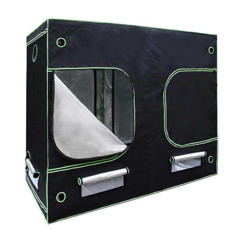 Greenfingers 1680D 2.4MX1.2MX2M Hydroponics Grow Tent Kits Hydroponic Grow System - Coll Online