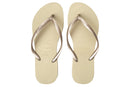 Havaianas Slim Thongs (Sand Grey/Light Golden, Size 39/40 BR)