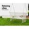 Gardeon Camping Hammock Chair Patio 2 Person Swing Hammocks Double Portable Grey - Coll Online