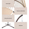 Gardeon Outdoor Furniture Egg Hanging Swing Chair Stand Wicker Rattan Hammock - Coll Online