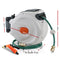 Greenfingers Retractable Hose Reel 30M Garden Water Brass Spray Gun Auto Rewind - Coll Online