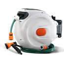 Greenfingers Retractable Hose Reel 30M Garden Water Spray Gun Auto Rewind - Coll Online