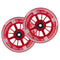 I-GLIDE Front Wheels for 3 Wheel Scooter Red