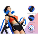 Everfit Gravity Inversion Table Foldable Stretcher Inverter Home Gym Fitness - Coll Online