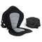 Deluxe Padded Kayak Canoe Seat Adjustable Backrest with Straps Brass Snap Hooks - Coll Online