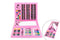 208-Piece Pop-Up Double-Sided Easel Art Set (Pink)