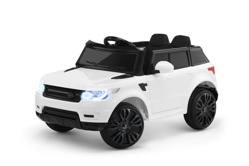Kids Range Rover-Inspired Ride-On Car (White)