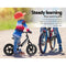 Kids Balance Bike Ride On Toys Puch Bicycle Wheels Toddler Baby 12" Bikes Black - Coll Online