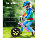 Kids Balance Bike Ride On Toys Puch Bicycle Wheels Toddler Baby 12" Bikes Pink - Coll Online