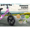 Kids Balance Bike Ride On Toys Puch Bicycle Wheels Toddler Baby 12" Bikes Pink - Coll Online