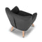 Keezi Kids Sofa Armchair Fabric Furniture Lorraine French Couch Children Black - Coll Online