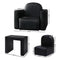 Keezi Kids Chair Sofa Recliner Children Table Desk Armchair Leather Couch Black - Coll Online