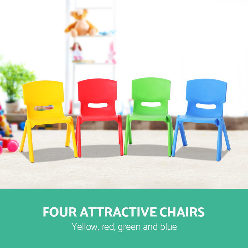 Keezi Set of 4 Kids Play Chairs - Coll Online