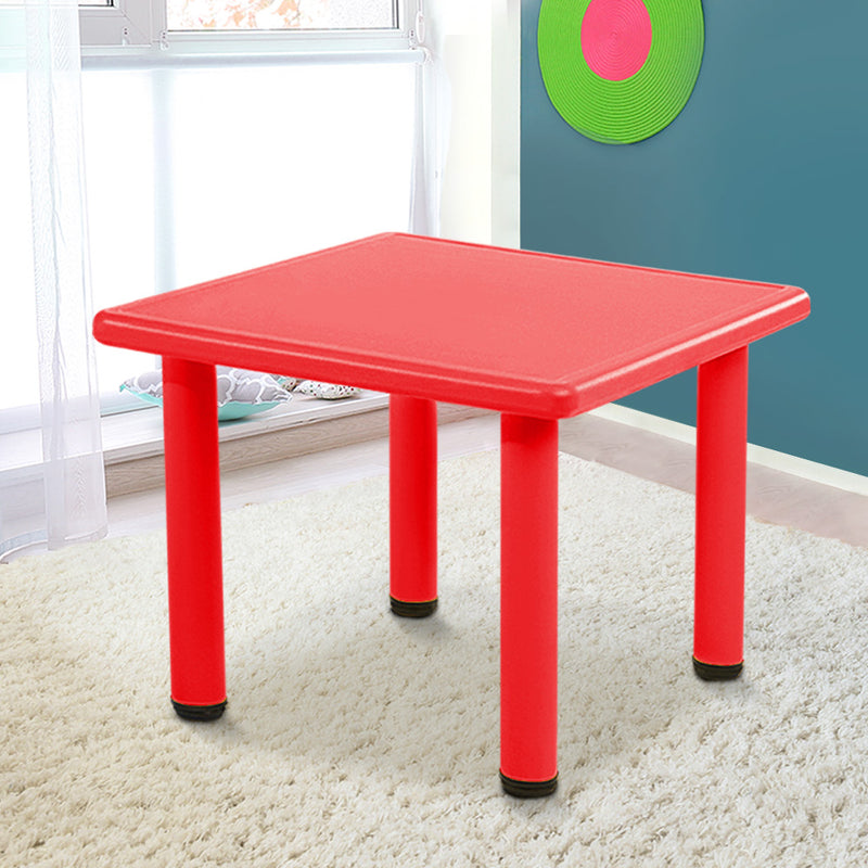 Keezi Kids Table Study Desk Children Furniture Plastic Red - Coll Online