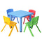Keezi 5 Piece Kids Table and Chair Set - Blue - Coll Online