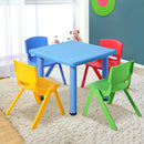 Keezi 5 Piece Kids Table and Chair Set - Blue - Coll Online